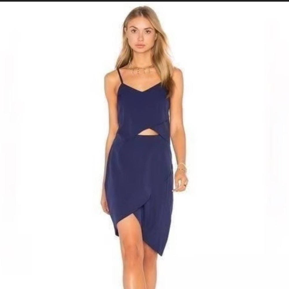 Elliatt x Revolve Navy Blue Tulip Dress